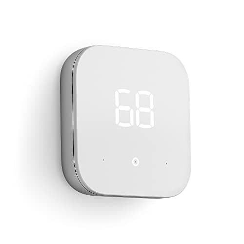 Like-New Amazon Smart Thermostat – ENERGY STAR certified, DIY install, Works with Alexa – C-wire required