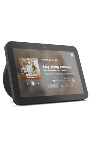 Like-New Amazon Echo Show 8, With Spatial Audio, Smart Home Hub, ideal for open living spaces, Designed for Alexa+, Charcoal
