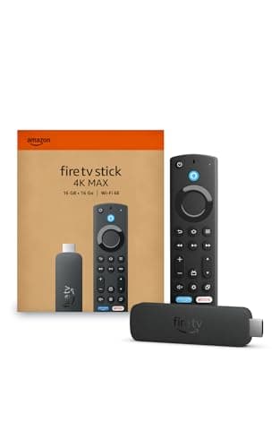 Amazon Fire TV Stick 4K Max streaming device, with AI-powered Fire TV Search, supports Wi-Fi 6E, free & live TV without cable or satellite, find shows faster with Alexa+