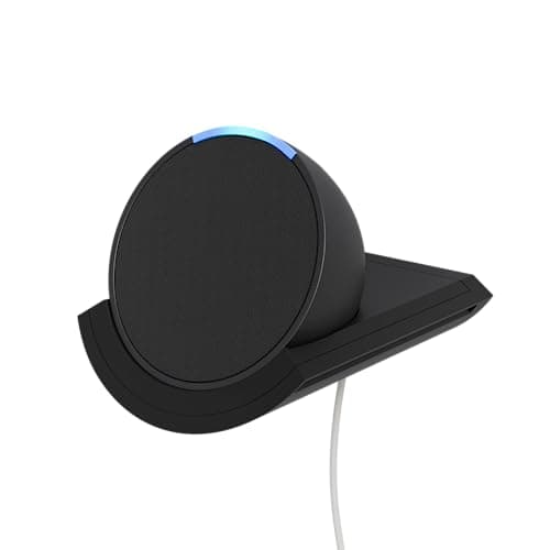 Echo Pop Bundle: Includes Echo Pop | Charcoal and Made for Amazon Shelf Wall Mount | Charcoal