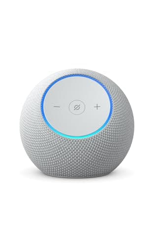 Amazon Echo Dot Max (newest model), Alexa speaker with room-filling sound and nearly 3x bass, Great for living rooms and medium-sized spaces, Designed for Alexa+, Glacier White