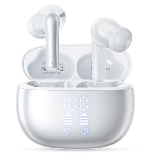 ZIUTY Ear Buds Wireless Earbuds, Bluetooth 5.4 Headphones, Deep Bass Stereo