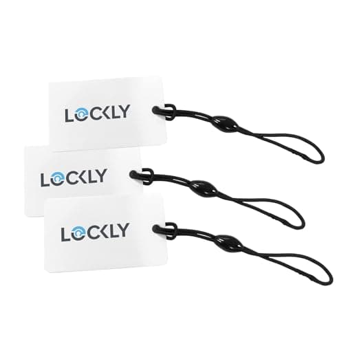 Lockly Smart RFID Cards, Complement Smart Locks PGD728FC & PGD628FC,13.56MHz RFID Key Fob RFID Card Smart Lock, Smart Cards for Keyless Entry Door Lock - 3pcs White