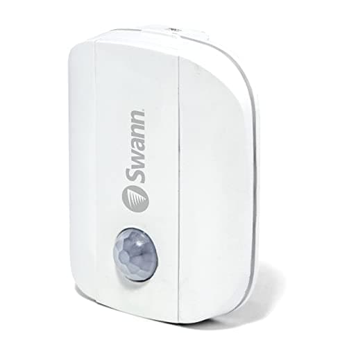 Swann Wireless Motion Alert Sensor Unit Easy Installation Both Indoors & Outdoors with Weatherproof Design, No Hub Required. Detect Movement Up to 50ft Away Within 110 Degree Range,White