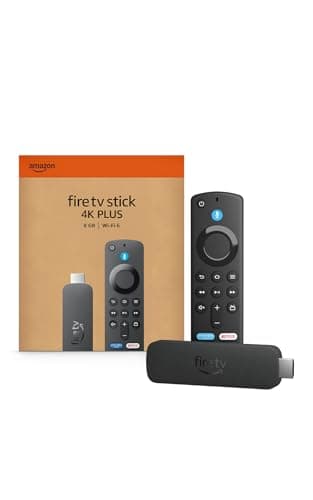 Amazon Fire TV Stick 4K Plus (newest model) with AI-powered Fire TV Search, Wi-Fi 6, stream over 1.8 million movies and shows, free & live TV, find shows faster with Alexa+