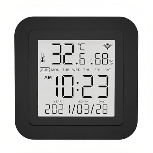 Mengshen WiFi Smart IR Remote Control Temperature and Humidity Sensor for Air Conditioner TV AC Compatible with Alexa Google Home