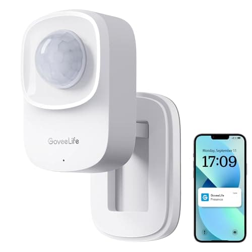 GoveeLife Human Presence Sensor, 2.4 GHz Wi-Fi Required, Smart mmWave Radar  PIR Wired Motion Sensor, Zone Positioning, Multi-Person Detection, Support Alexa  Google Home, for Indoor Home Automation