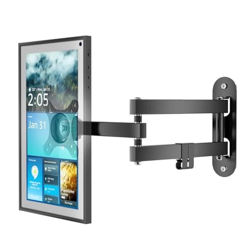 Wall Mount for Alexa Echo Show 15-15.6" 21 inch Echo Show 21 Frame Holder Screen Calendar Devices on Wall Bracket Swivel and Tilt for Home Kitchen