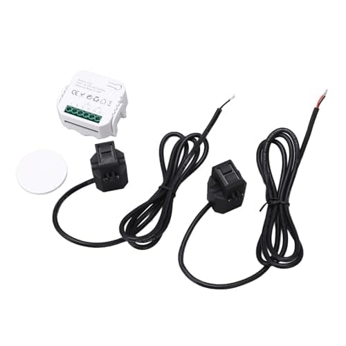 Chiyyak Smart WiFi Energy Monitor for Household Appliances, Real-Time Power Monitoring and Analytics for Smart Life and Wireless Power Meter for (Black)