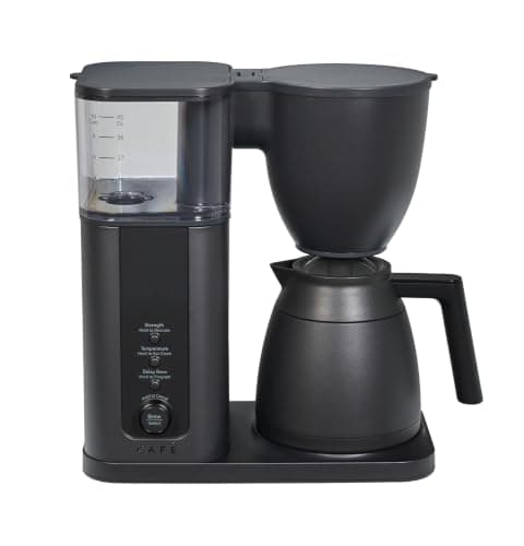 Café Specialty Drip Coffee Maker 10-Cup Thermal Carafe, Hot or Iced, SCA | 1-10 Cup, 4 Strength Modes, Precision Brew Control, Temp Range 185-205°F, Auto Brew, WiFi SmartHQ App Control