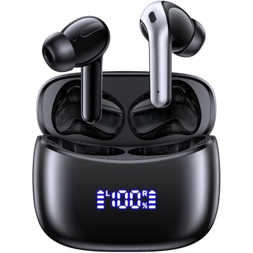 OKEEFE Wireless Ear Buds Bluetooth Earbuds Translation Earbuds Real Time 70H Playtime Wireless Headphones AI Bluetooth Headphones for Travel Meeting Sports