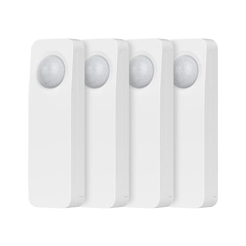THIRDREALITY Zigbee Motion Sensor 4 Pack, Zigbee Hub Required, Pet Friendly, Work with Home Assistant, SmartThings, Aeotec, Homey, Hubitat or Echo Devices with Built-in Zigbee hub