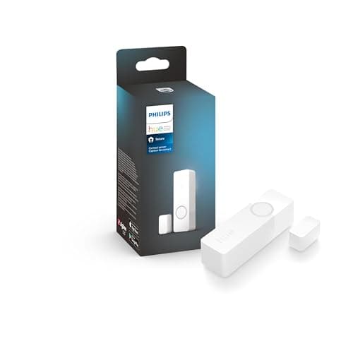 Philips Hue Secure Smart Contact Sensor, White 1 Pack Made for Indoor Doors and Windows Requires Hue Bridge Works with The Hue App
