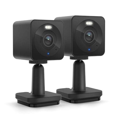 WYZE Cam OG Indoor/Outdoor 1080p Wi-Fi Smart Home Security Camera with Color Night Vision, Motion Detection, 2-Way Audio, Compatible with Alexa & Google, Black (2-Pack), Free Expert Setup