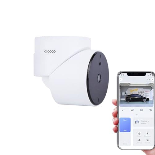 Alpha Vision WiFi Garage Door Camera Controller | Smart Garage Door Opener with Camera | Compatible with Alexa & Google Home | Real-Time Monitoring & Night Vision | Compact & Easy Setup