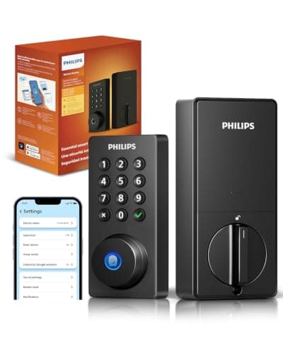 Philips Wi-Fi Smart Deadbolt Lock, Keyless Entry Door Locks for Front Door