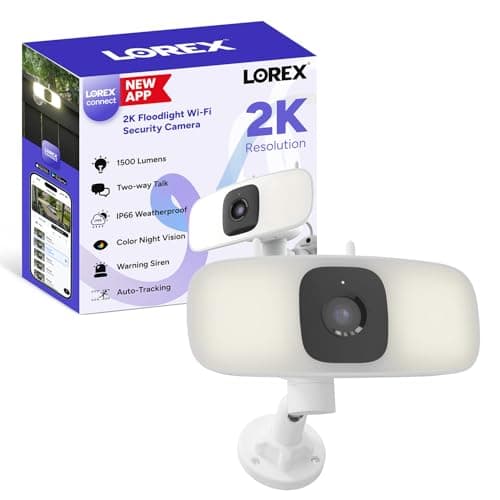 Lorex Connect (New App) | 2K Floodlight Wi-Fi Outdoor Security Camera