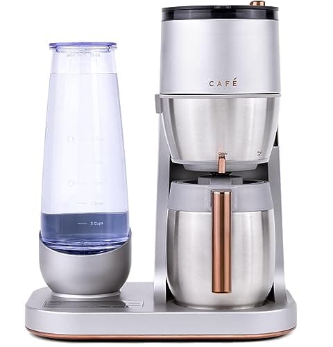 Café Specialty Grind and Brew Coffee Maker, Single-Serve Option, 10-Cup Thermal Carafe, WiFi Enabled Technology, Smart Home Kitchen Essentials, SCA Certified, Barista-Quality Brew, Stainless Steel