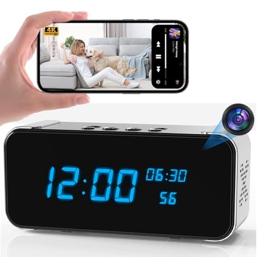 Wireless Security Mini 4K HD Camera with Night Vision and Motion Detection