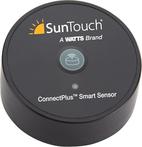 SunTouch ConnectPlus Wi-Fi Voice-Activated Smart Sensor for Floor Surface Temperature and Water Leak Detection, Built-In 915MHz Technology for Wireless Connection to SunStat ConnectPlus Thermostats