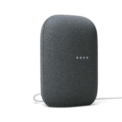 Google Audio Bluetooth Speaker Wireless Music Streaming, Powerful Sound, Assistant Built-in, Wi-Fi and Bluetooth Connectivity, Smart Home Control, Stereo Pairing (Charcoal)